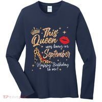 This Queen Was Born In September Happy Birthday To Me Women's Long Sleeve Shirt thumb 0