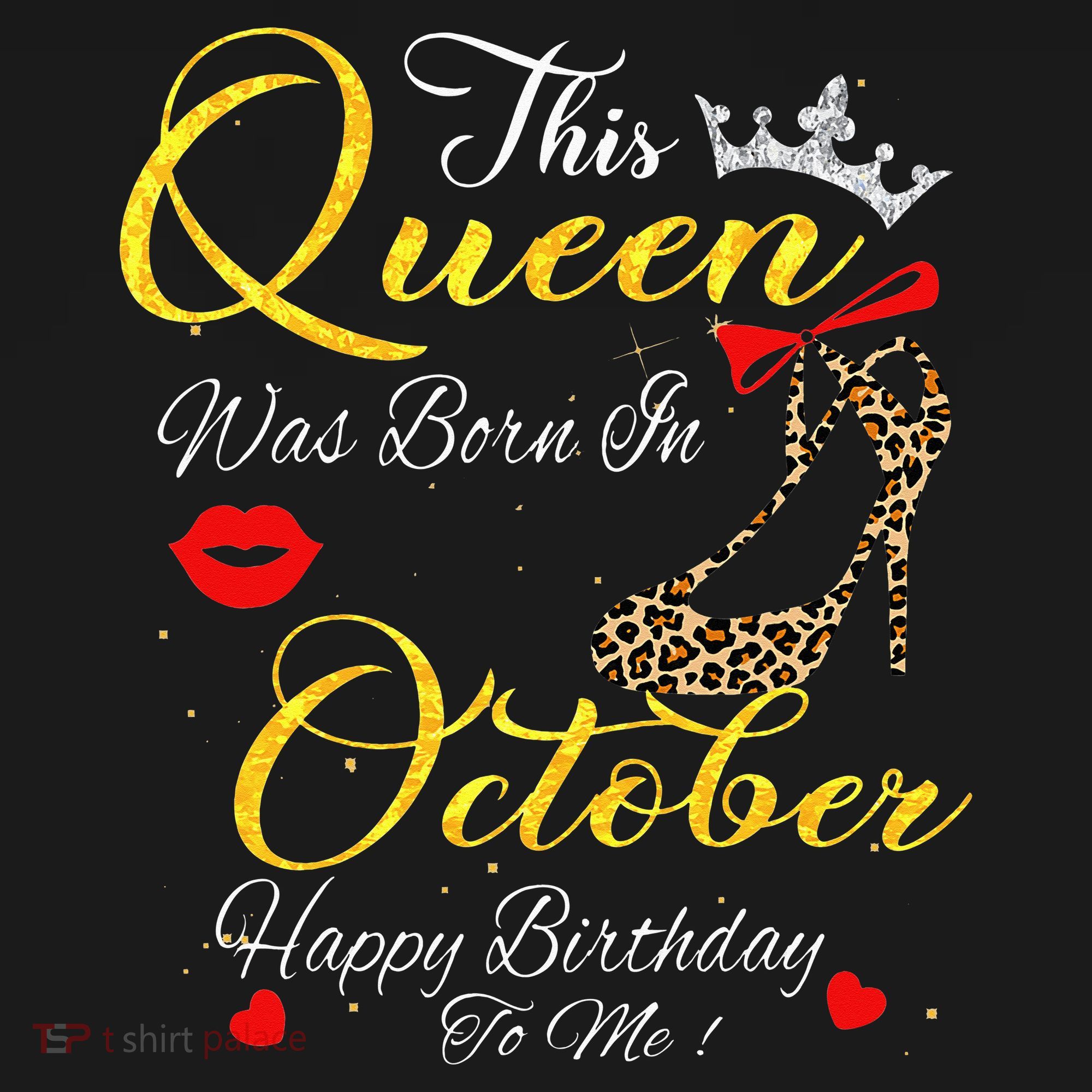 This Queen Was Born In October Birthday Gifts Women Her Women's Tank Top