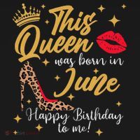This Queen Was Born In June Happy Birthday To Me Women's Tank Top thumb 5