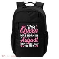 This Queen Was Born In August Birthday Backpack thumb 0