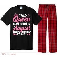 This Queen Was Born In August Birthday Pajama Set thumb 0