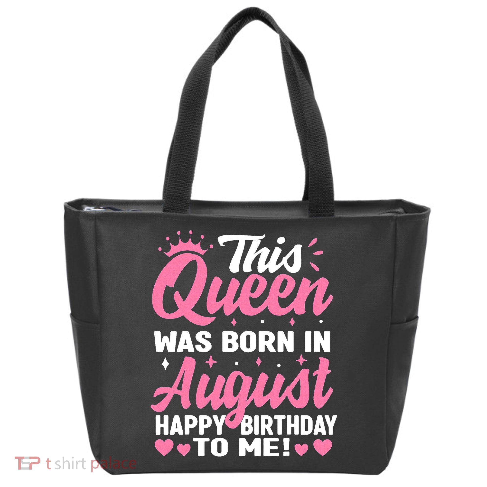 This Queen Was Born In August Birthday Tote Bag