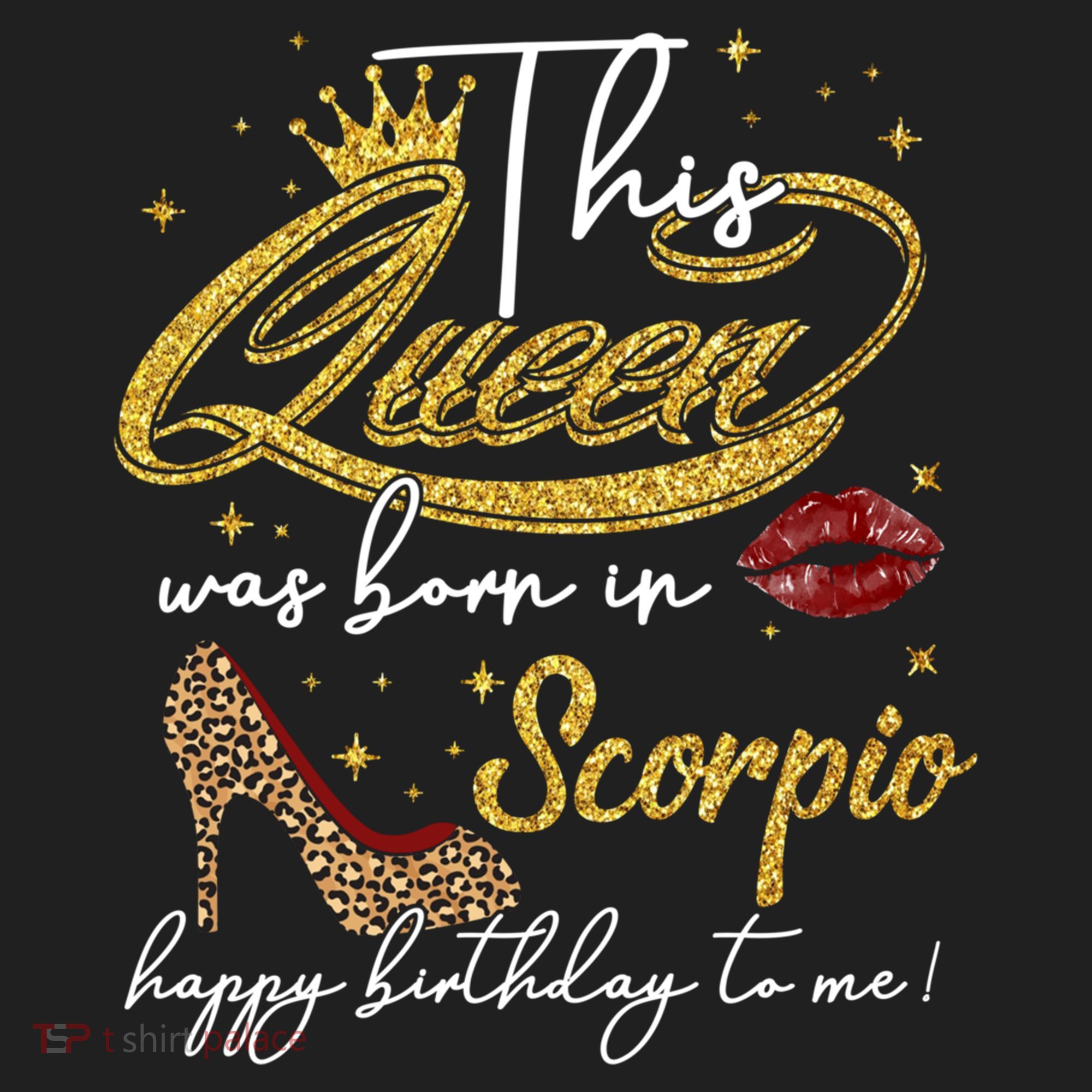 This Queen Was Born Scorpio October November Birthday Gift Hat
