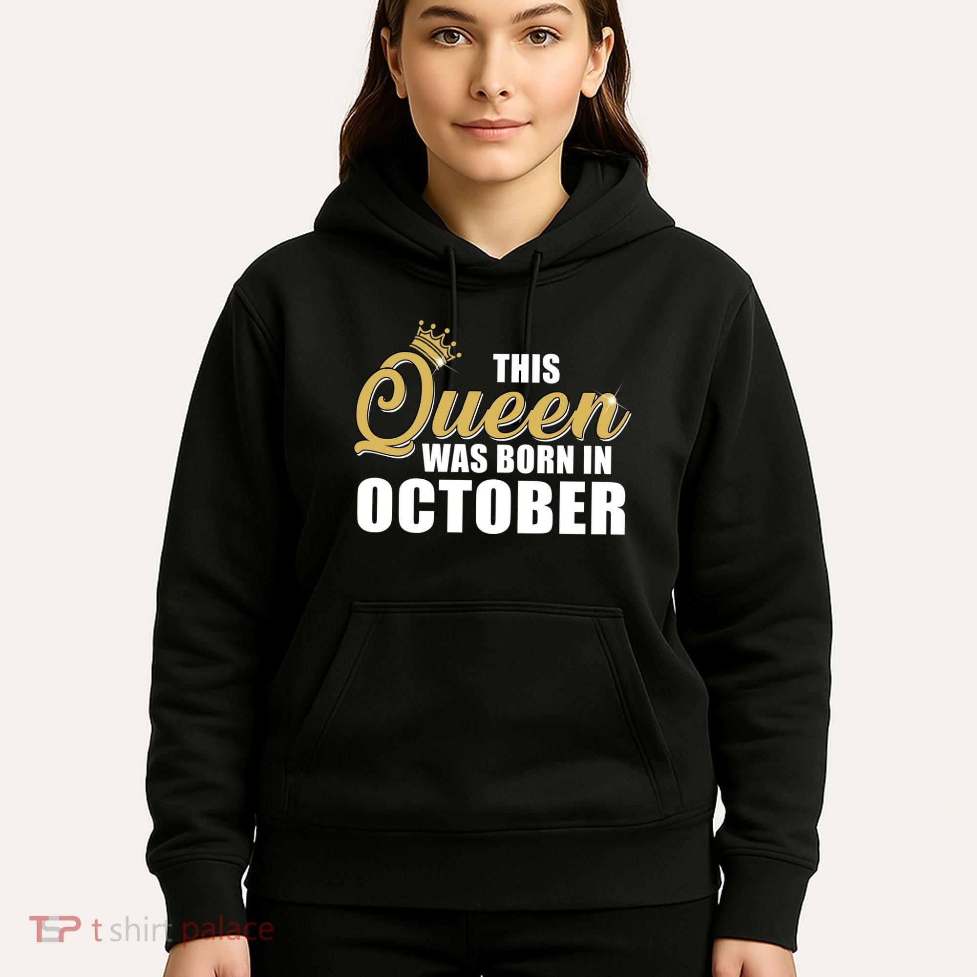 This Queen Was Born In October Hoodie