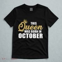 This Queen Was Born In October T-Shirt thumb 5