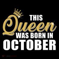 This Queen Was Born In October Women's Hoodie thumb 2
