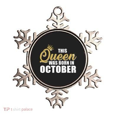 This Queen Was Born In October Ornament
