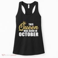 This Queen Was Born In October Women's Tank Top thumb 0
