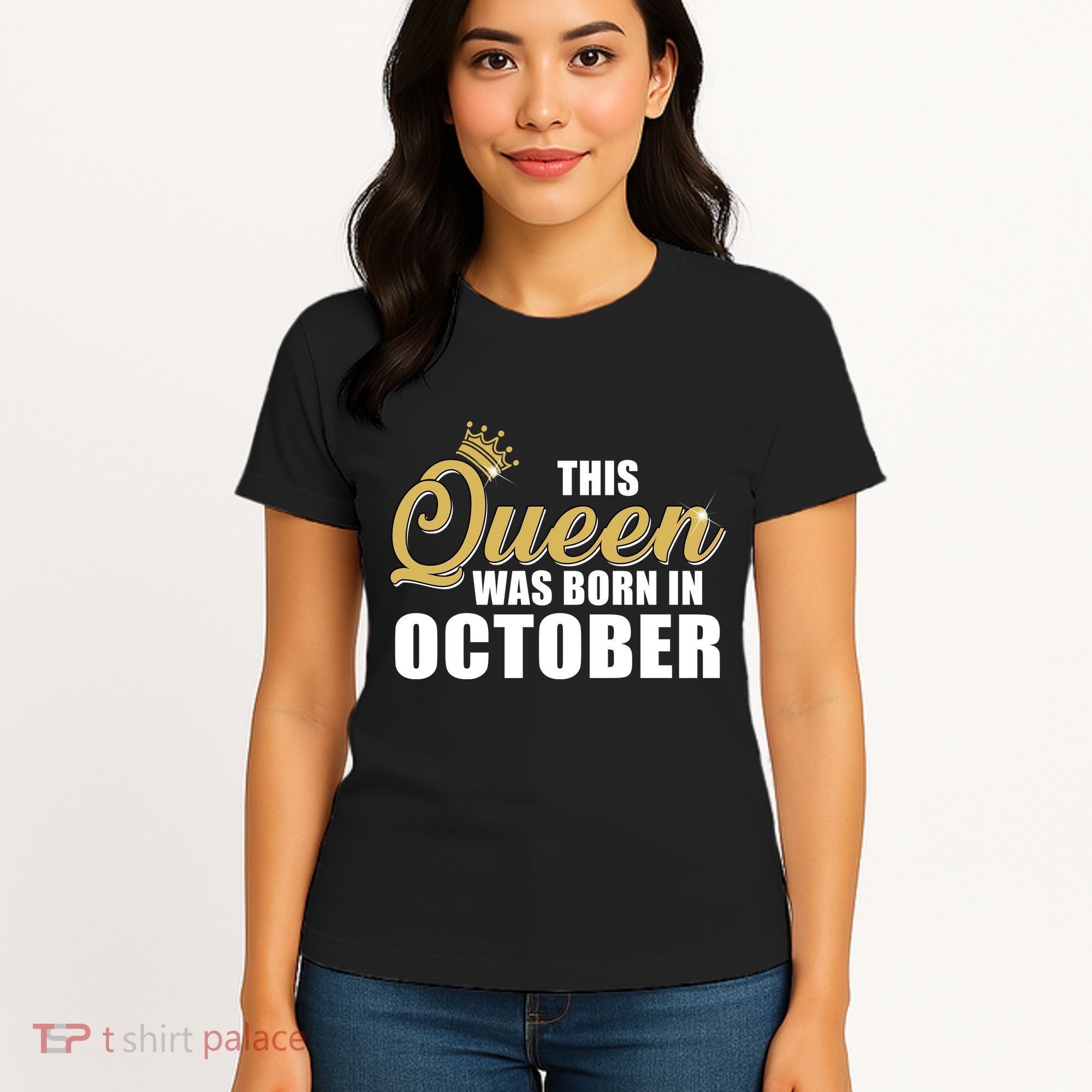 This Queen Was Born In October Women's T-Shirt