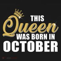 This Queen Was Born In October Women's T-Shirt thumb 6