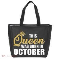 This Queen Was Born In October Tote Bag thumb 0