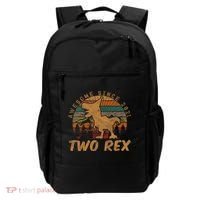 Two Rex 2nd Birthday Gifts Second Dinosaur 2 Year Old Backpack thumb 0