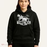 Three Rex 3rd Birthday Dinosaur Matching Family Hoodie thumb 5