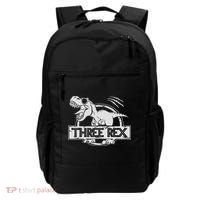 Three Rex 3rd Birthday Dinosaur Matching Family Backpack thumb 0