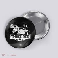 Three Rex 3rd Birthday Dinosaur Matching Family Button thumb 0