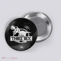 Three Rex 3rd Birthday Dinosaur Matching Family Button thumb 0