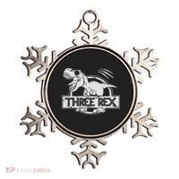 Three Rex 3rd Birthday Dinosaur Matching Family Ornament thumb 0