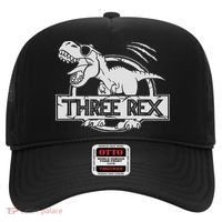 Three Rex 3rd Birthday Dinosaur Matching Family Hat thumb 0