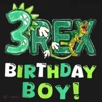 Three Rex 3rd Birthday Third Dinosaur 3 Year Old Baby Bodysuit thumb 2