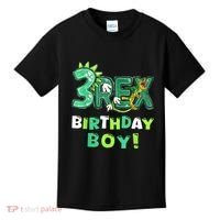 Three Rex 3rd Birthday Third Dinosaur 3 Year Old Kids T-Shirt thumb 0