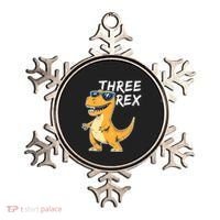 Three Rex 3rd Birthday Gifts Third Dinosaur Boy 3 Years Old Ornament thumb 0