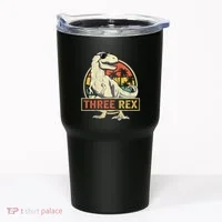 Three Rex 3rd Birthday Third Dinosaur 3 Year Old Tumbler thumb 0