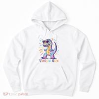 Three Rex 3rd Birthday Gifts Third Dinosaur Boy 3 Years Old Hoodie thumb 0