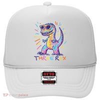 Three Rex 3rd Birthday Gifts Third Dinosaur Boy 3 Years Old Hat thumb 0