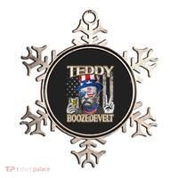 Theodore Roosevelt 4th July Teddy Boozedevelt American Flag Ornament thumb 0