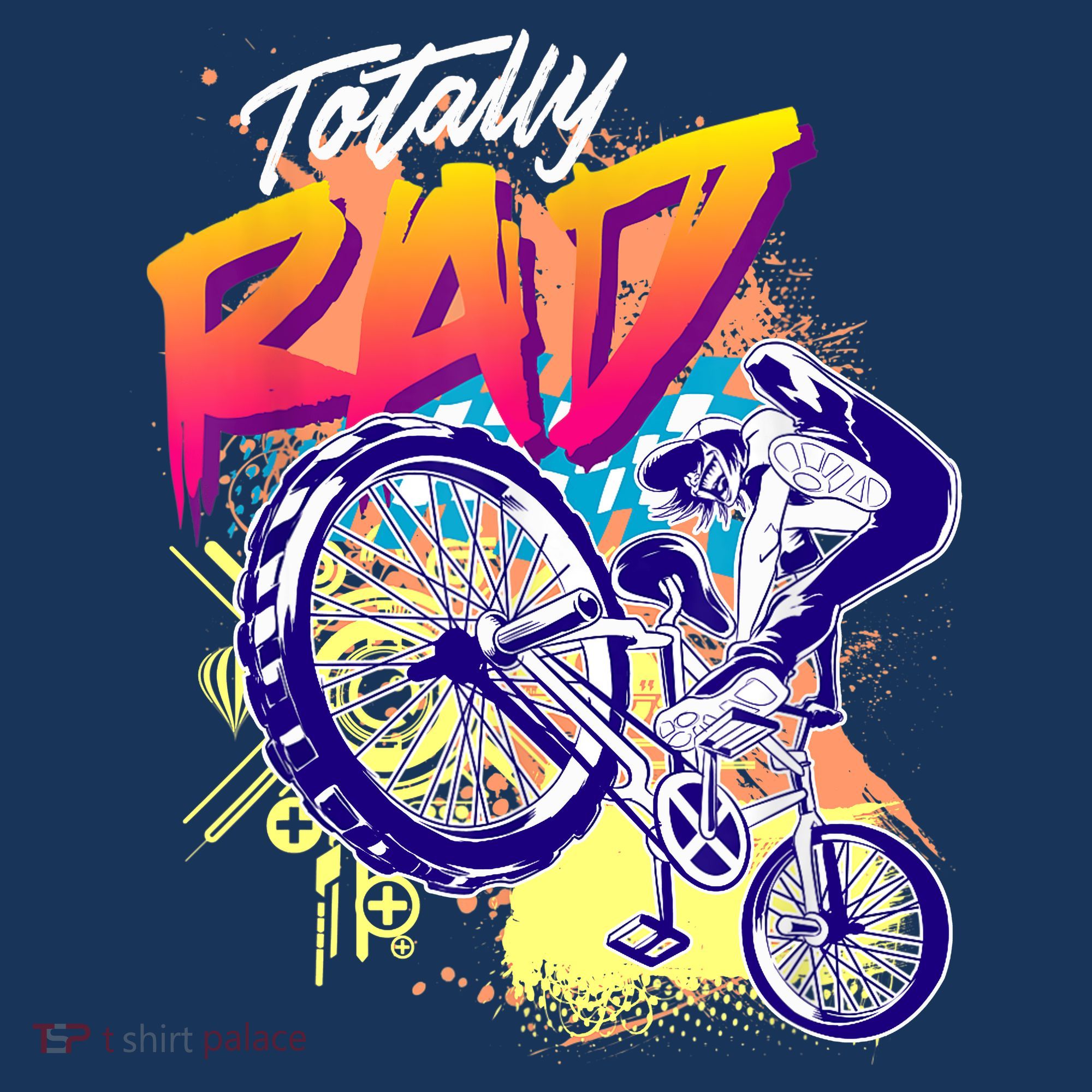 Totally Rad 80s BMX Bike Boy Girl Women's Hoodie