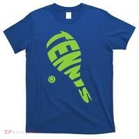 Tennis Racket And Tennis Ball Tennis Graphic Gift T-Shirt thumb 0