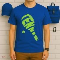 Tennis Racket And Tennis Ball Tennis Graphic Gift T-Shirt thumb 6