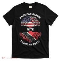 Trinidad Roots American Grown Trinidad Gift T-Shirt thumb 0
