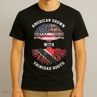 Trinidad Roots American Grown Trinidad Gift T-Shirt thumb 3