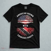 Trinidad Roots American Grown Trinidad Gift T-Shirt thumb 5
