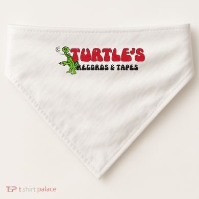 Turtle’S Records And Tapes USA-Made Doggie Bandana