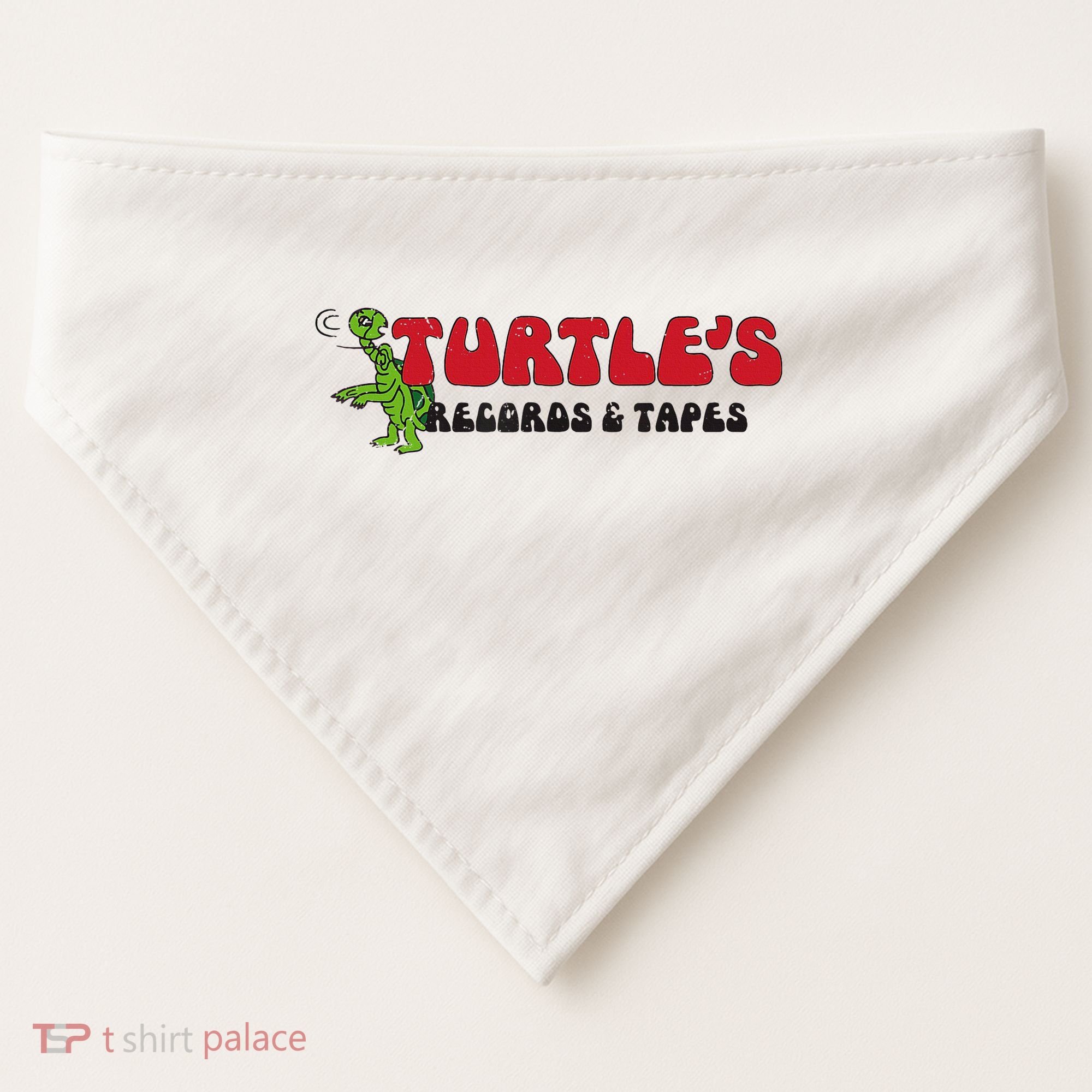 Turtle’S Records And Tapes USA-Made Doggie Bandana