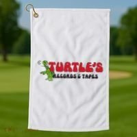 Turtle’S Records And Tapes Golf Towel thumb 1