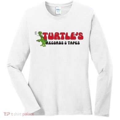 Turtle’S Records And Tapes Women's Long Sleeve Shirt