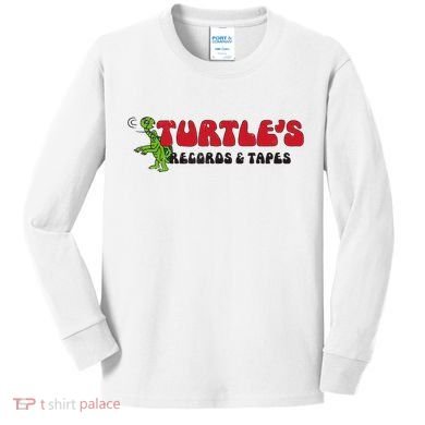 Turtle’S Records And Tapes Kids Long Sleeve Shirt