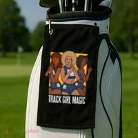 Track Girl Magic Golf Towel thumb 2