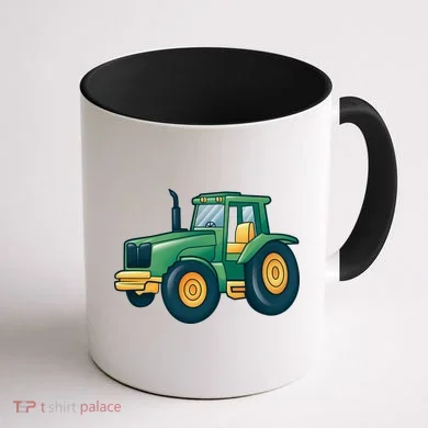 Tractor Coffee Mug back