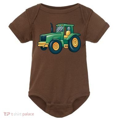 Tractor Baby Bodysuit