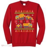 Tractors And Bulldozers Ugly Christmas Sweater Sweatshirt thumb 0