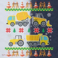 Tractors And Bulldozers Ugly Christmas Sweater Sport-Tek Competitor United Soccer Jersey thumb 4