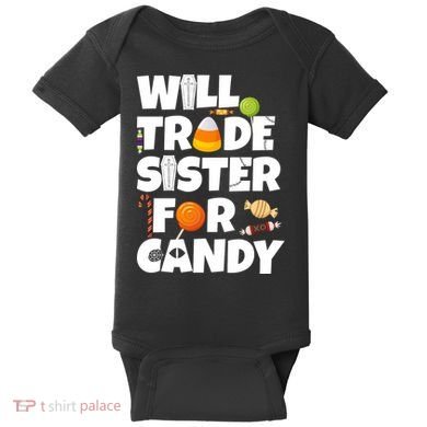 Trade My Sister For Candy Baby Bodysuit