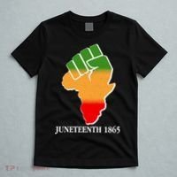 Traditional African Colors Protest Fist Juneteenth T-Shirt thumb 5