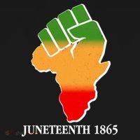 Traditional African Colors Protest Fist Juneteenth T-Shirt thumb 7