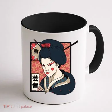 Traditional Geisha Coffee Mug back