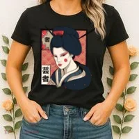 Traditional Geisha Women's T-Shirt thumb 2